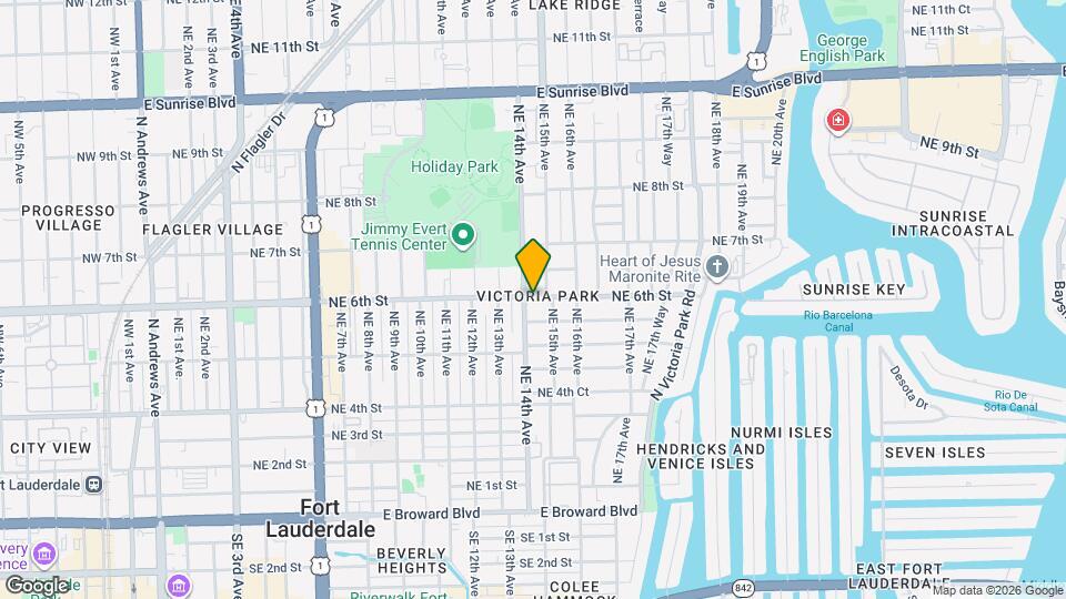 1400 NE 6th St Mapa y Detalles de la Ubicación