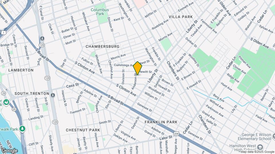 728 Anderson St Map and Location Details