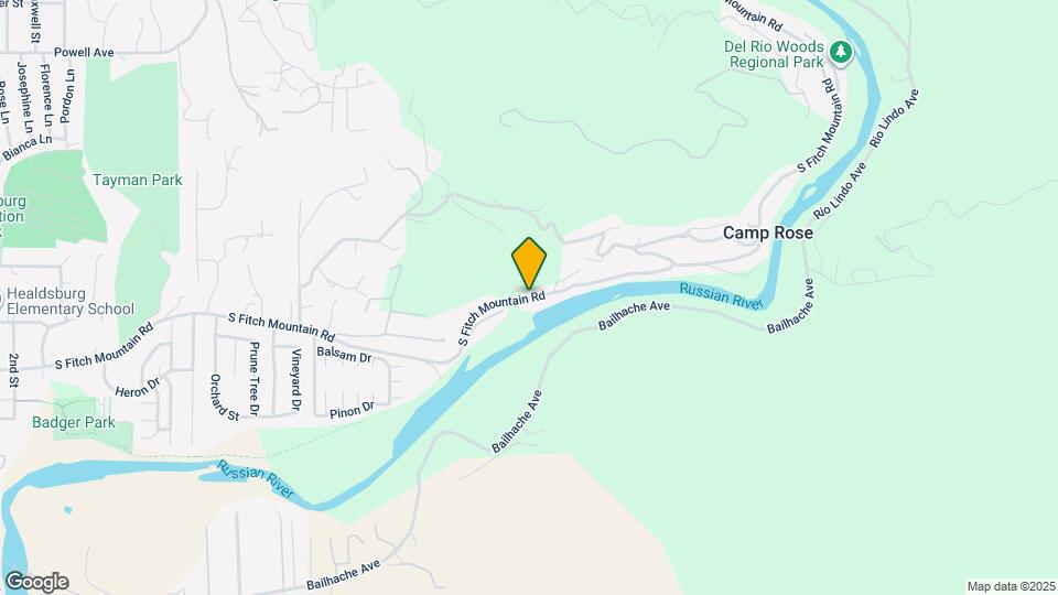 1743 S Fitch Mountain Rd Map and Location Details