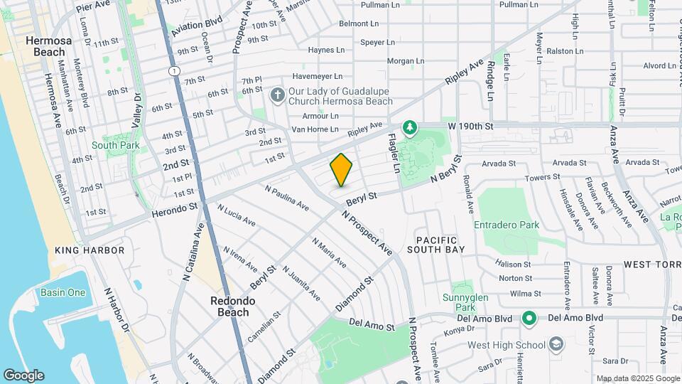 1210 Amethyst St Map and Location Details