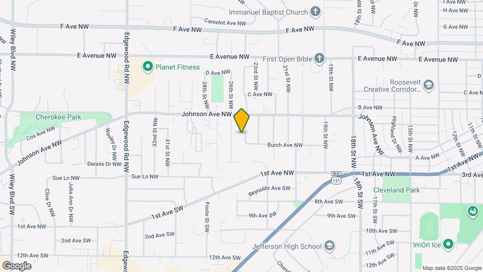 214 24th St NW Map and Location Details