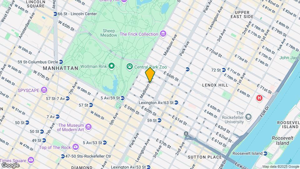 717 Madison Avenue Map and Location Details
