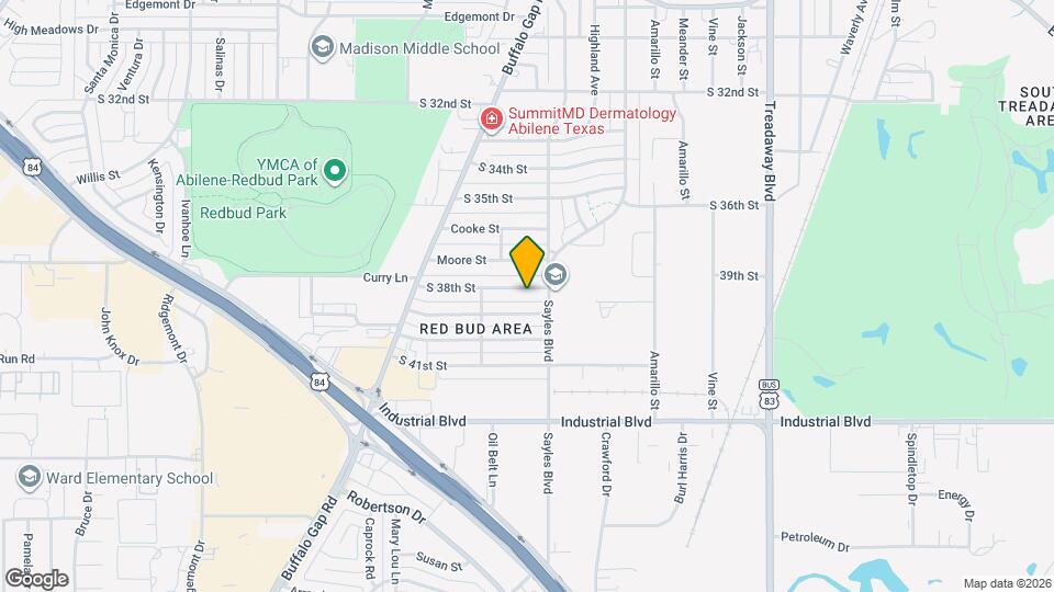 2325 S 38th St Map and Location Details