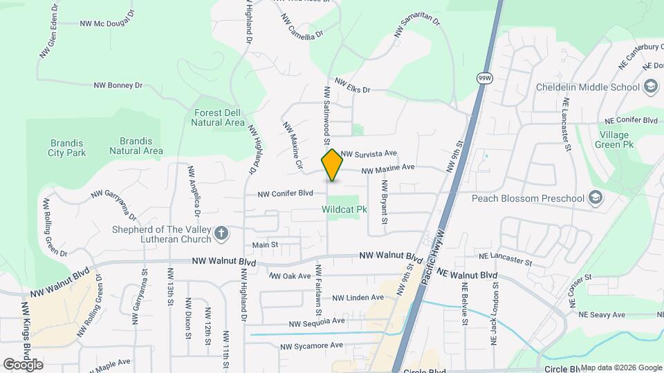 2935 NW Satinwood St Map and Location Details