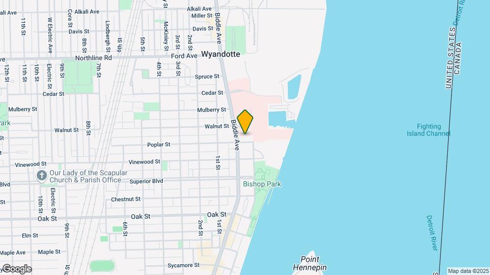 Wyandotte Co-op Apartments Map and Location Details