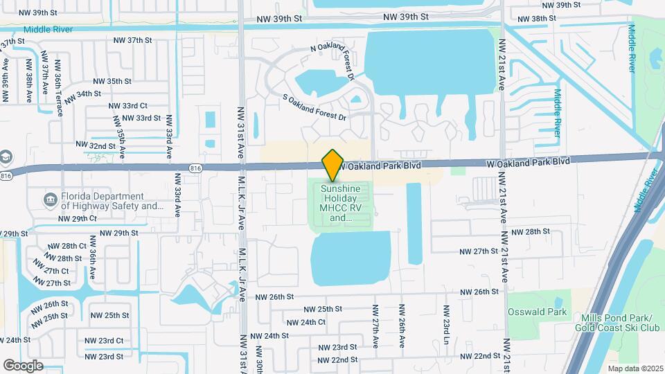 3020 NW 28th Terrace Map and Location Details
