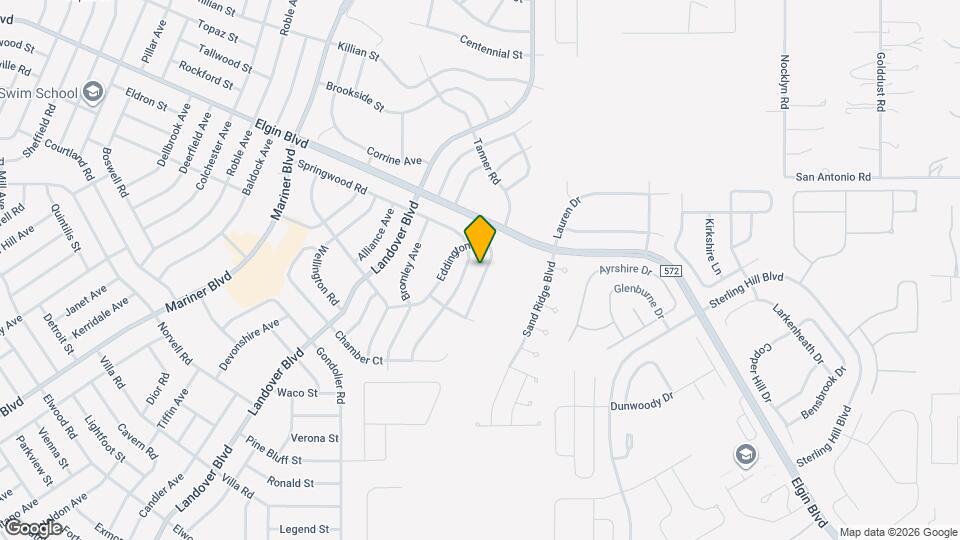 12616 Eddington Rd Map and Location Details