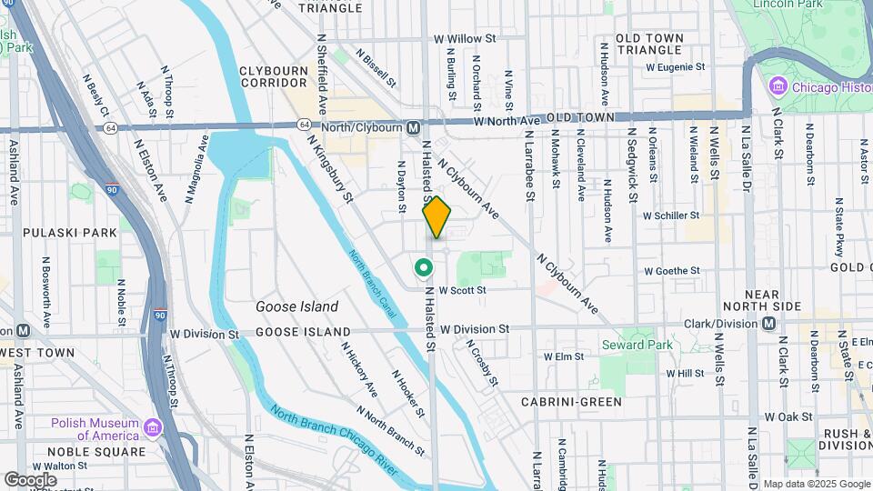 754 W Evergreen Ave Map and Location Details