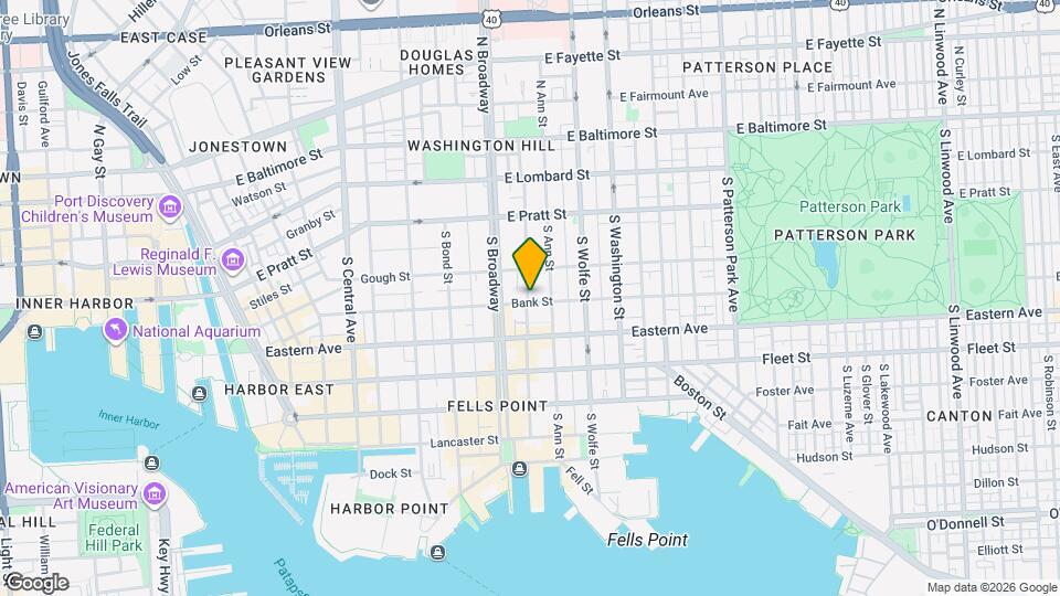 1734 Bank St Map and Location Details