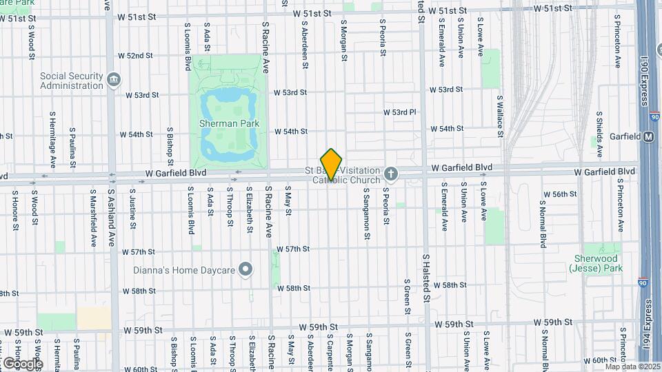 1023 W Garfield Blvd Map and Location Details