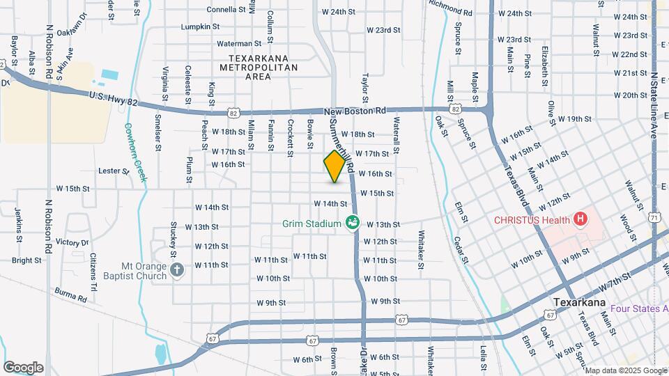 1712 W 15th St Map and Location Details