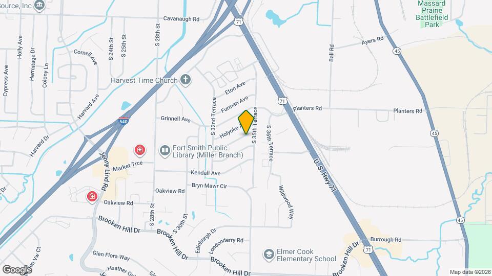 3404 Iola Ave Map and Location Details