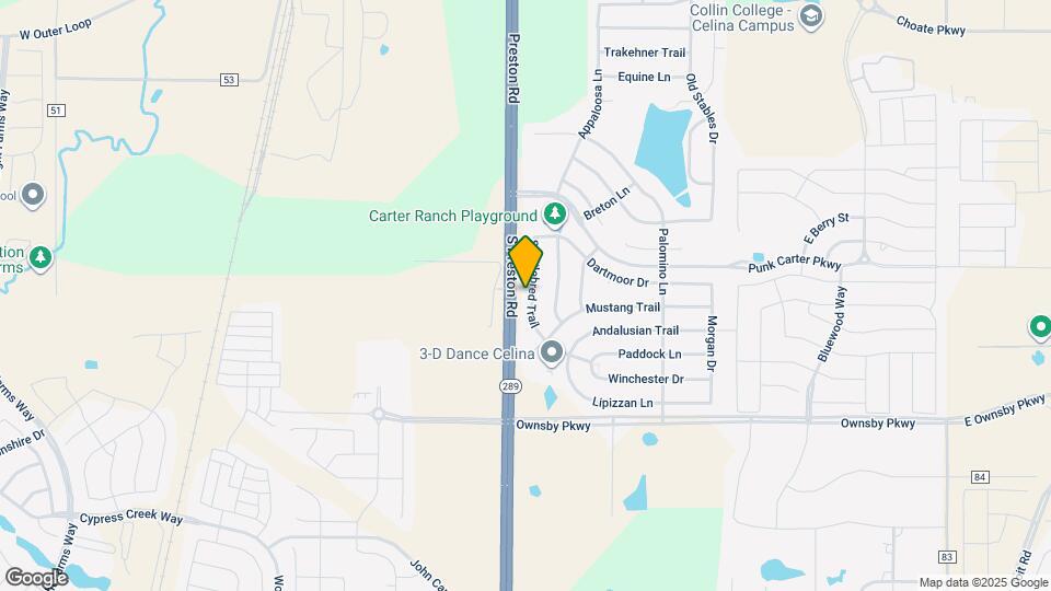 2827 Saddlebred Trail Map and Location Details