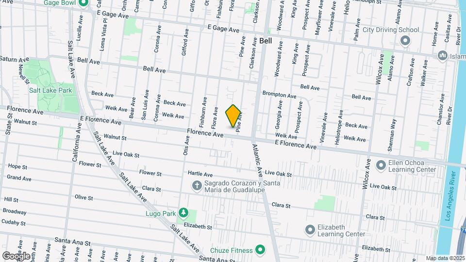 4345 Florence Ave Map and Location Details