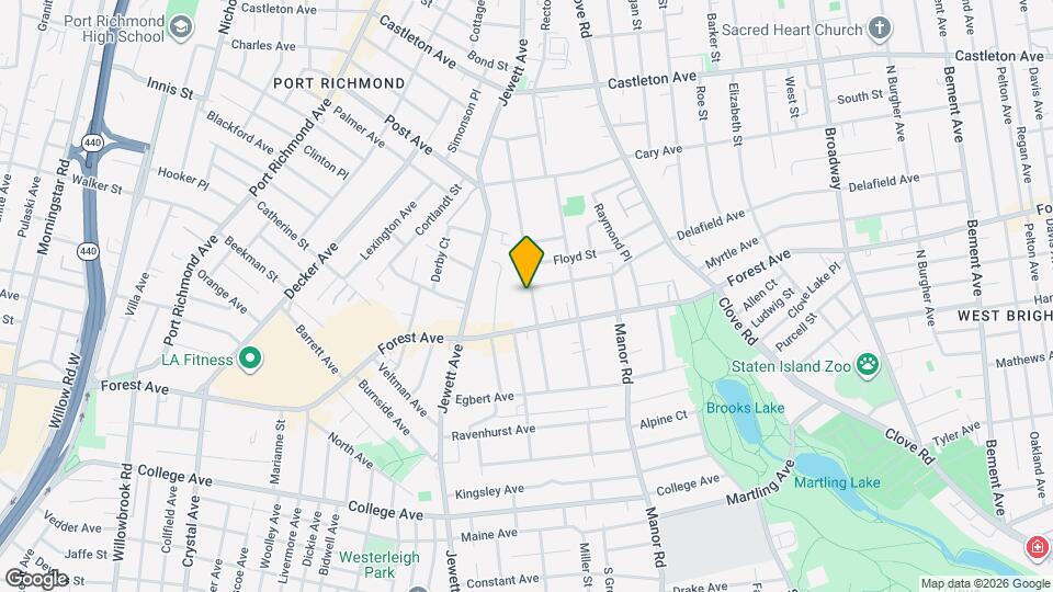 176 Dubois Ave Map and Location Details