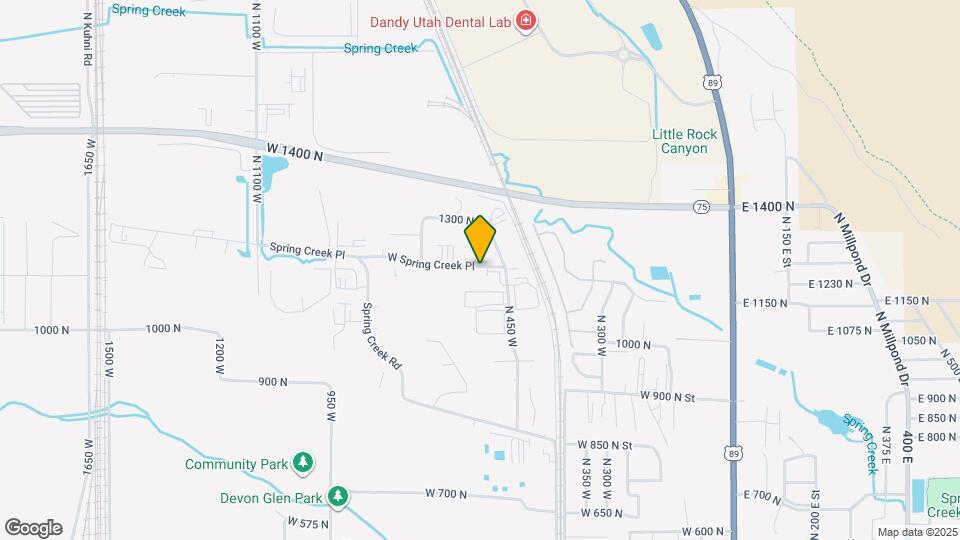 465 N 1200 W Map and Location Details