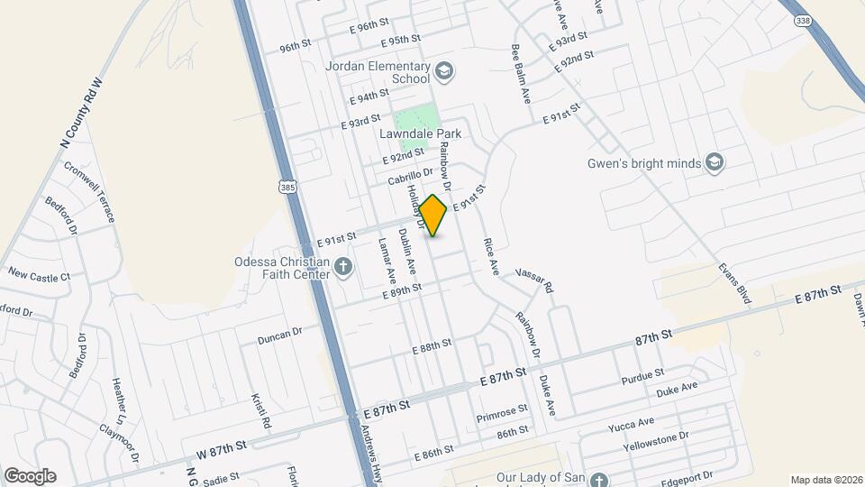 9008 Holiday Dr Map and Location Details