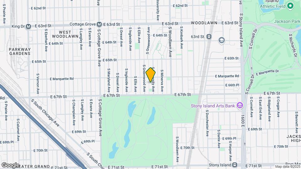 6622 S University Ave, Unit 3 Mapa y Detalles de la Ubicación