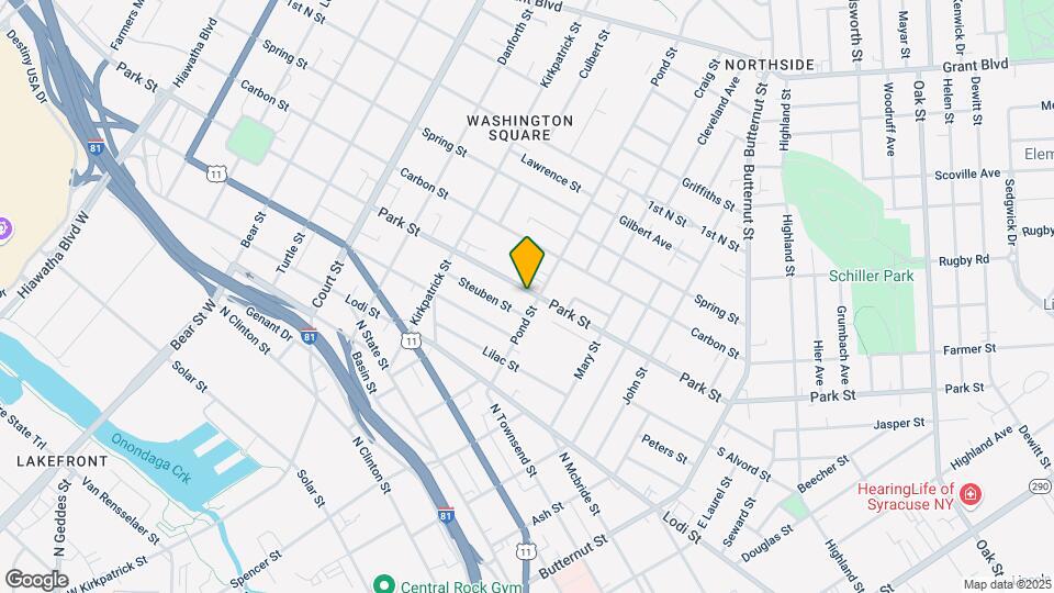 1203 Park St Map and Location Details