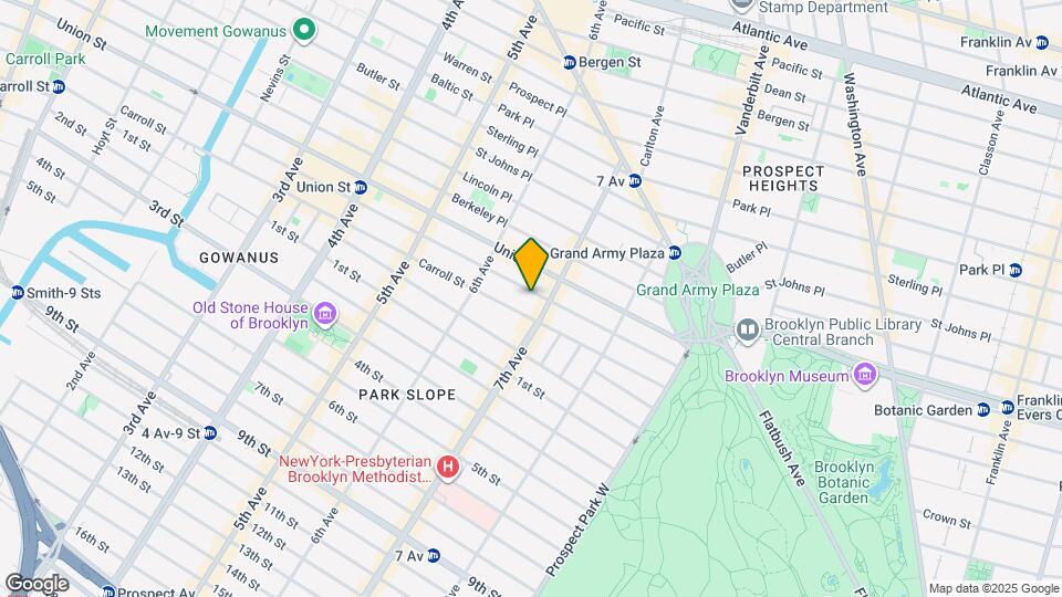 800 President St Map and Location Details