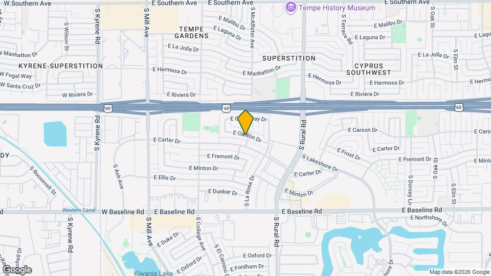 447 E Carson Dr Map and Location Details