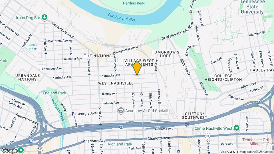 4607 Kentucky Ave Map and Location Details