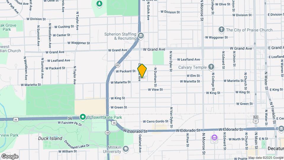 1090 W Marietta St Map and Location Details