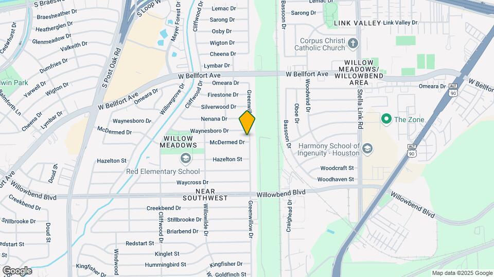 4302 McDermed Dr Map and Location Details