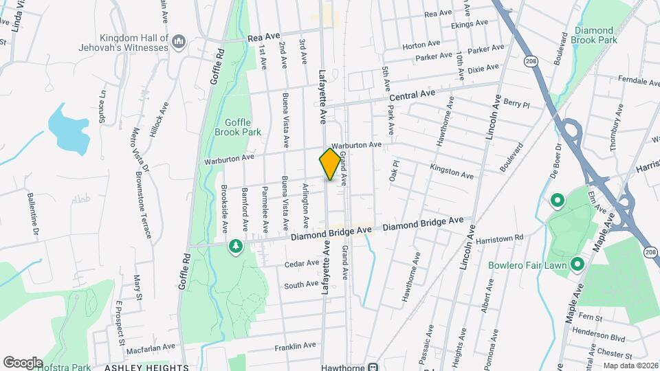 383 Lafayette Ave Map and Location Details