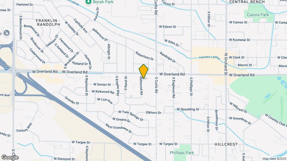 1656 S Barlow Ln Map and Location Details