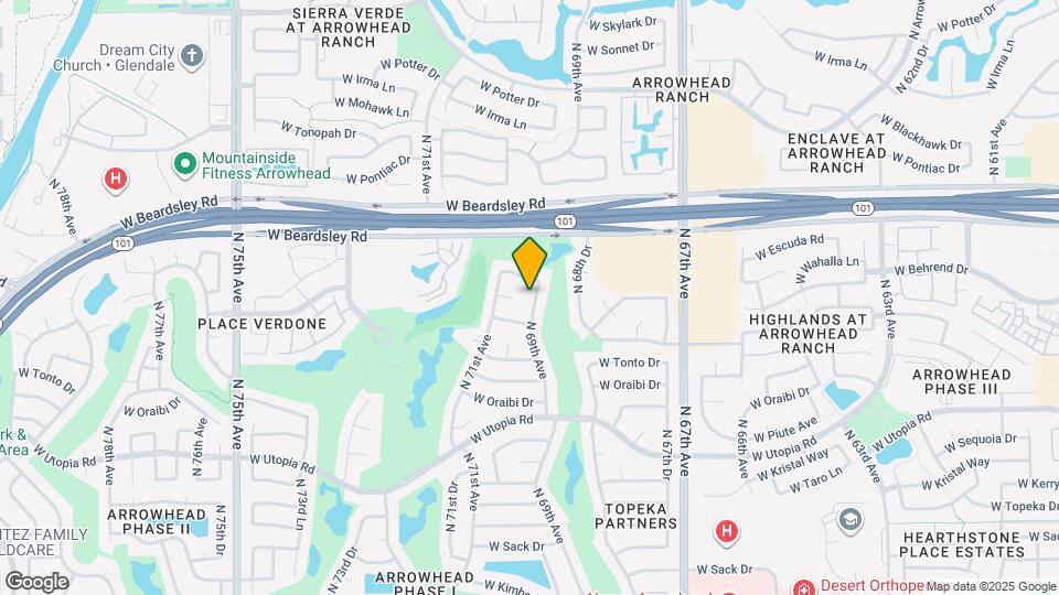 19926 N 69th Ave Map and Location Details