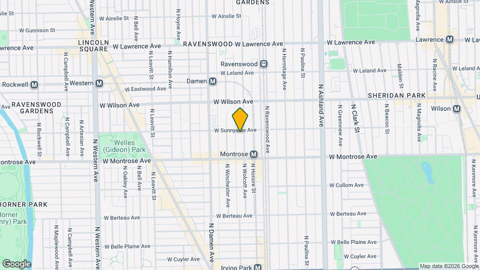 4450 N Wolcott Ave, Unit J00P Map and Location Details