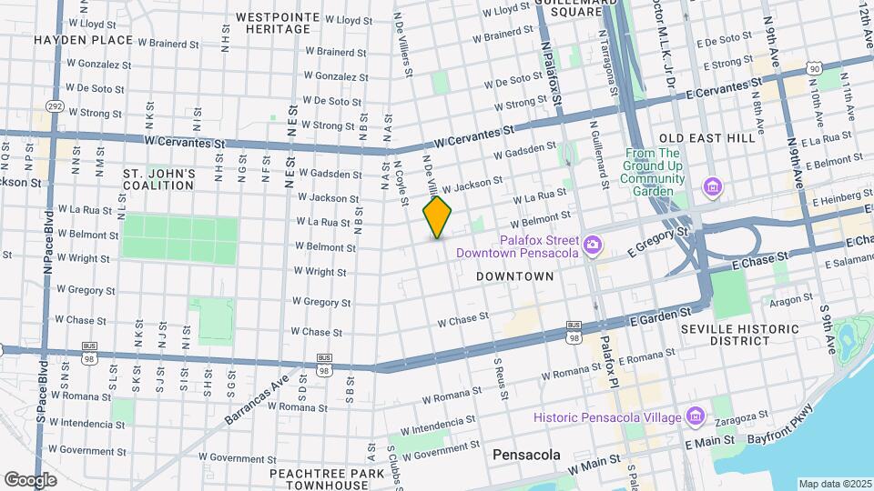 321 N De Villiers St Map and Location Details