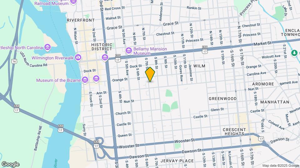 213-219 S 7th St Map and Location Details
