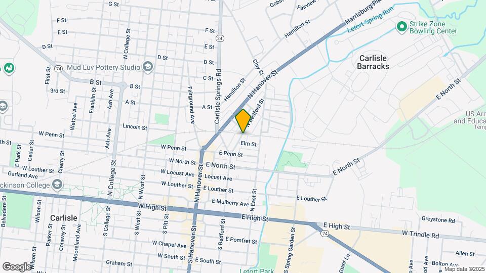 423 N Bedford St Map and Location Details