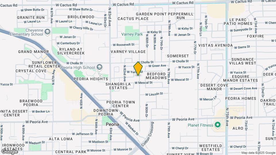 11226 N 81st Ave Mapa y Detalles de la Ubicación