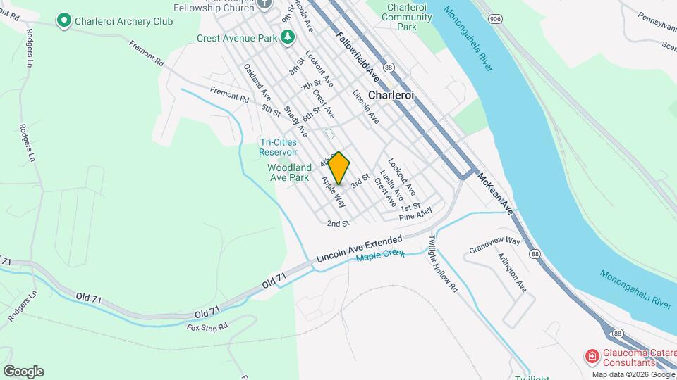 303 Shady Ave Mapa y Detalles de la Ubicación