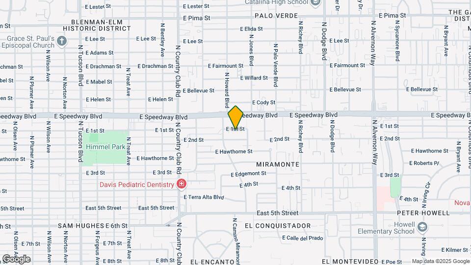 3316-3342 E 1st St Mapa y Detalles de la Ubicación