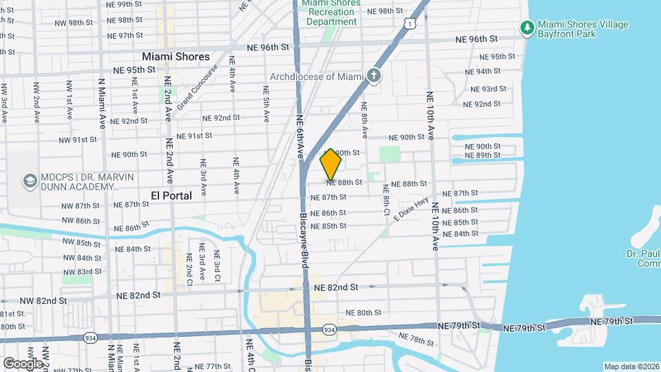 680 NE 88th St Map and Location Details