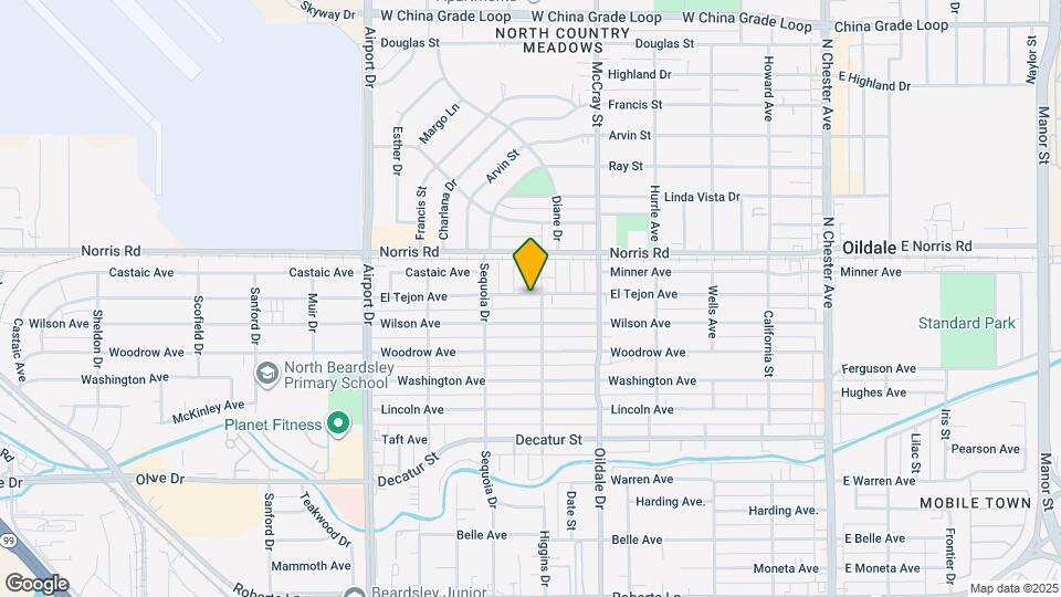 605 El Tejon Ave Map and Location Details