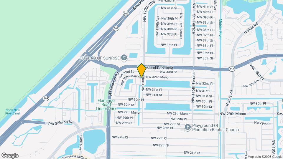 3232 NW 121st Ave, Unit 1-821 Map and Location Details