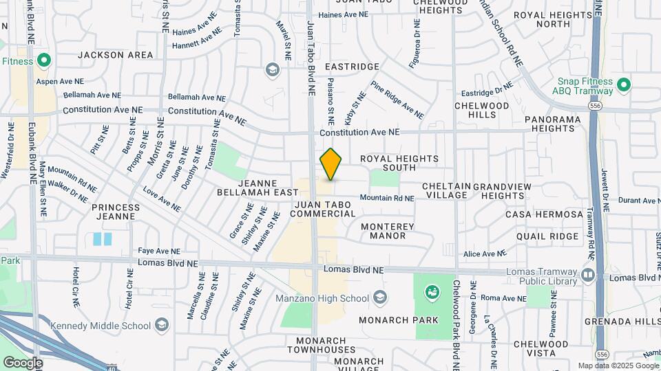 1109 Paisano St NE Map and Location Details