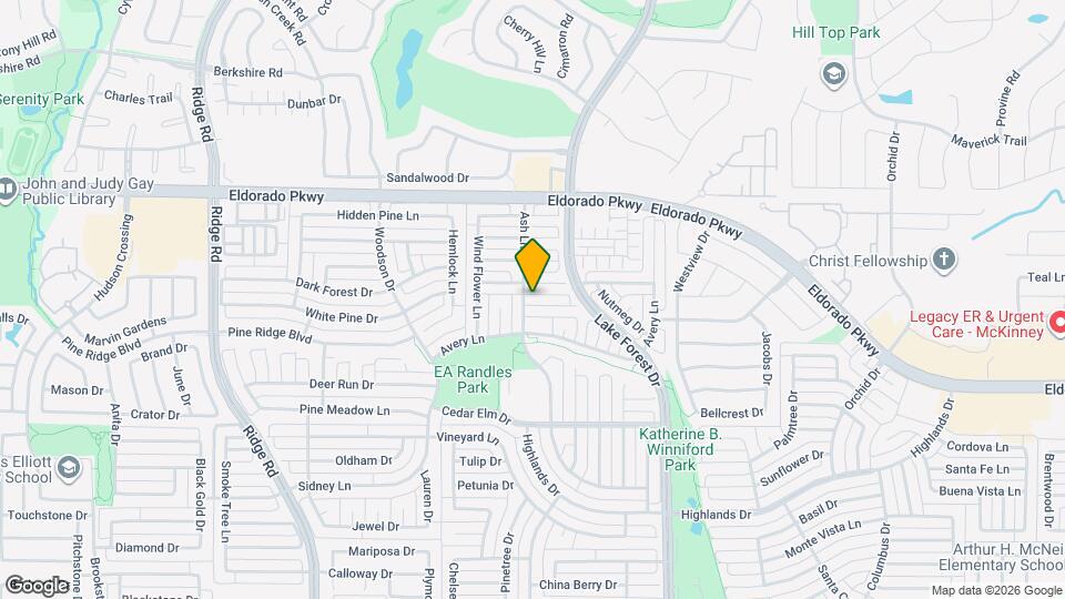 5108 Geranium Ct Map and Location Details