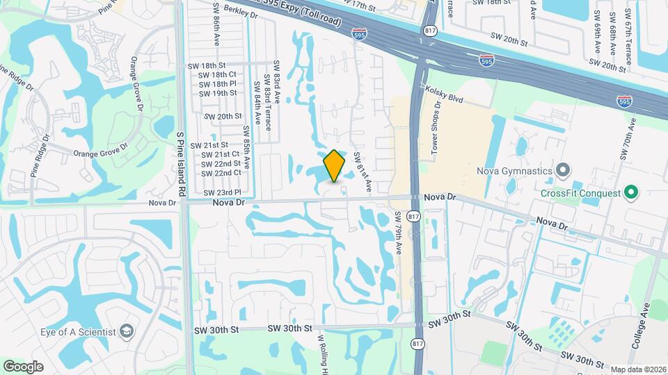 8167 SW 24th St Map and Location Details