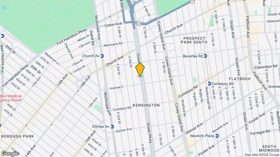 320 Ocean Pkwy Mapa y Detalles de la Ubicación