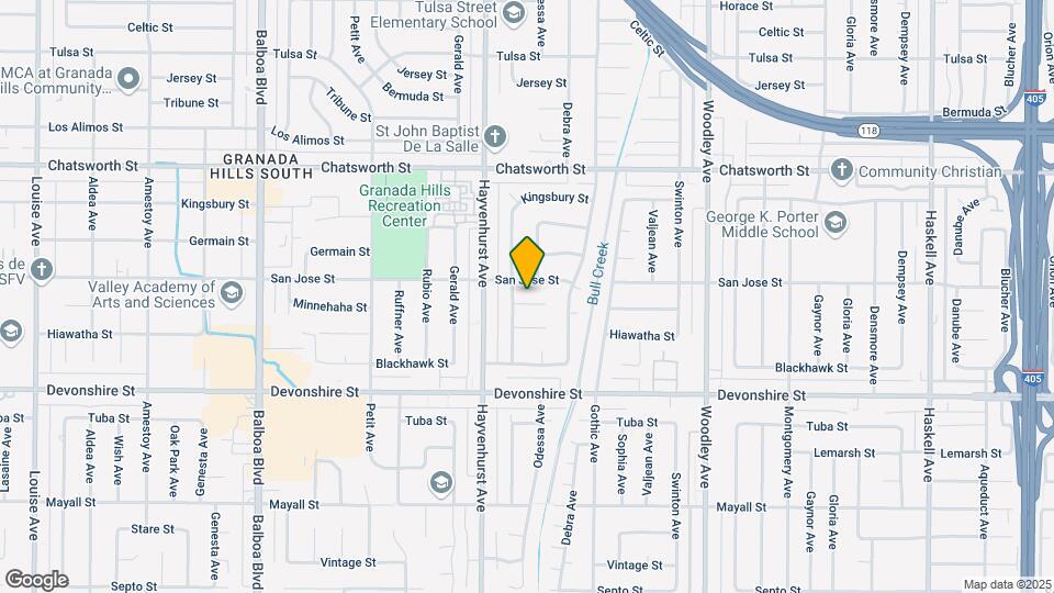 16525 Minnehaha St Map and Location Details