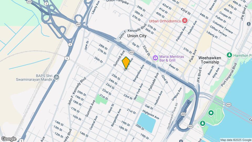 541 27th St Map and Location Details