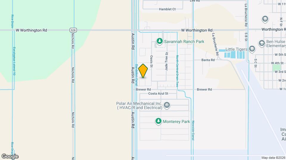 2609 Sandstone St Map and Location Details