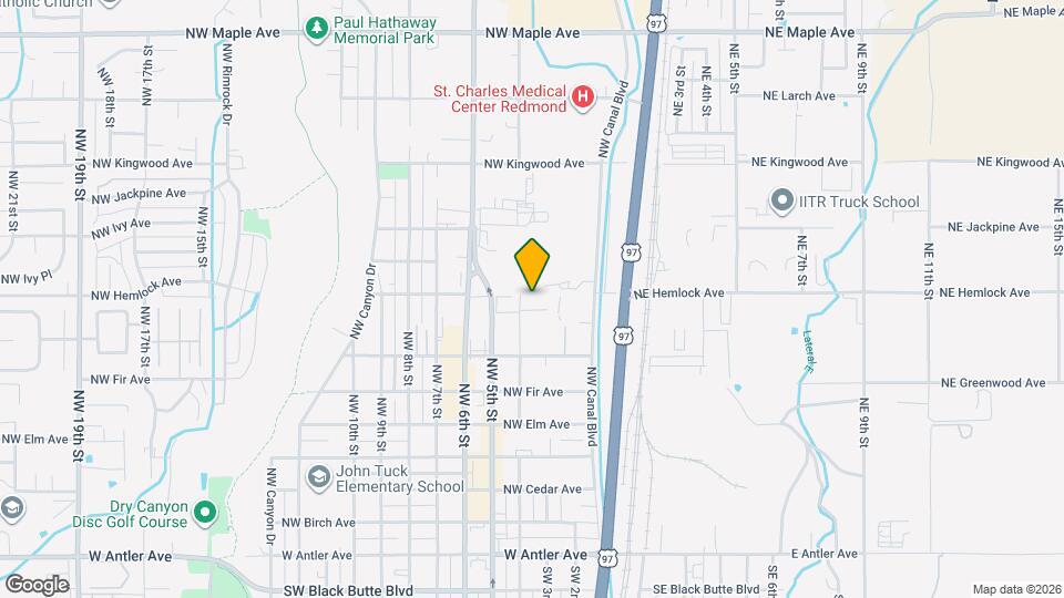 341-343 NW Hemlock Ct Map and Location Details
