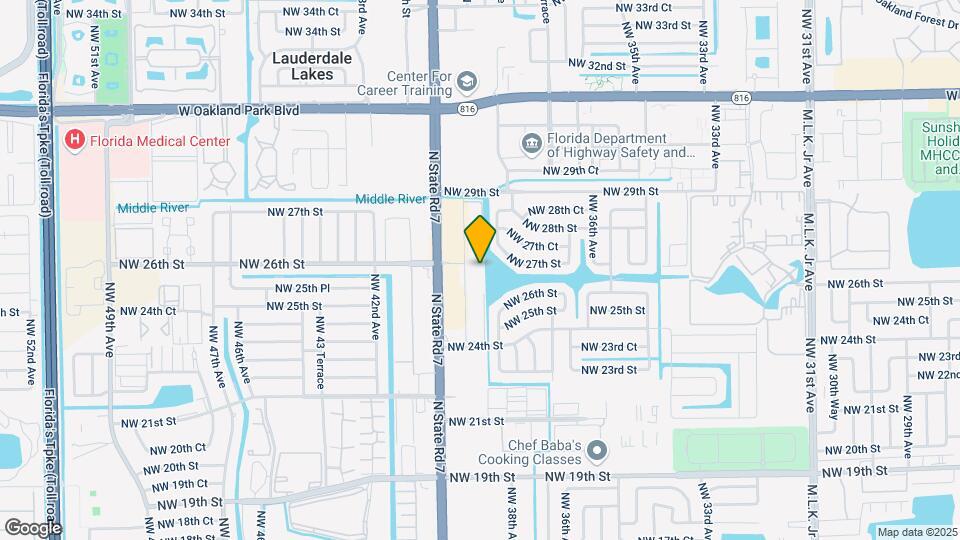 2607 NW 39th Terrace Map and Location Details